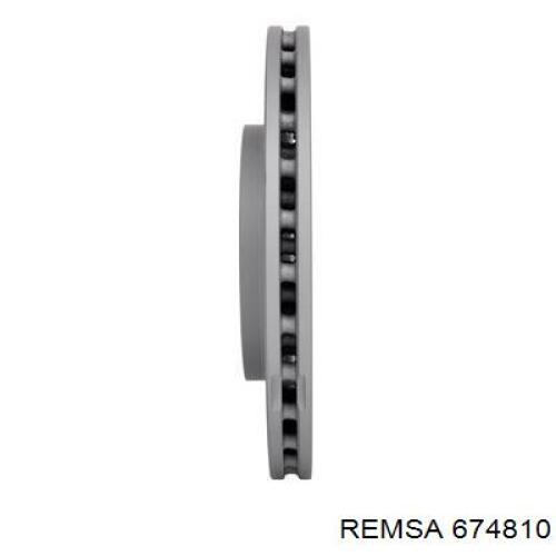 Диск переднього гальма Remsa 674810 ціна, від 36.05 USD