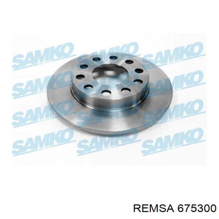 Диск гальмівний задній Remsa 675300