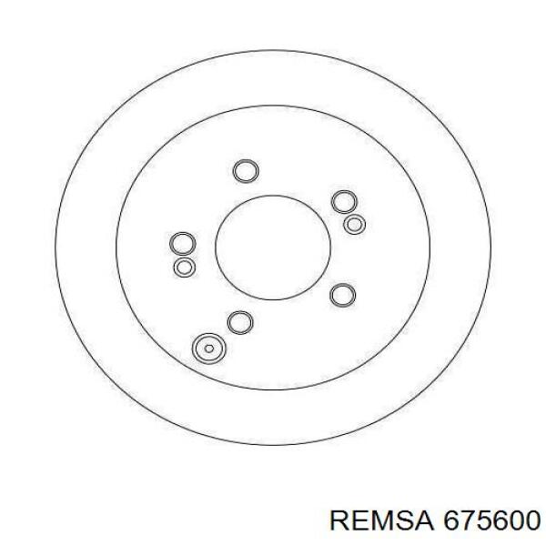 Гальмівні диски 675600 Remsa