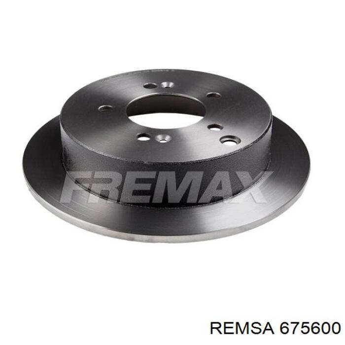 Диск гальмівний задній Remsa 675600