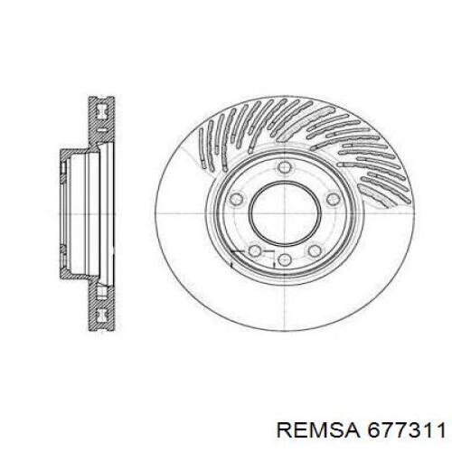 Купити 677311 Remsa Ротор гальмівний