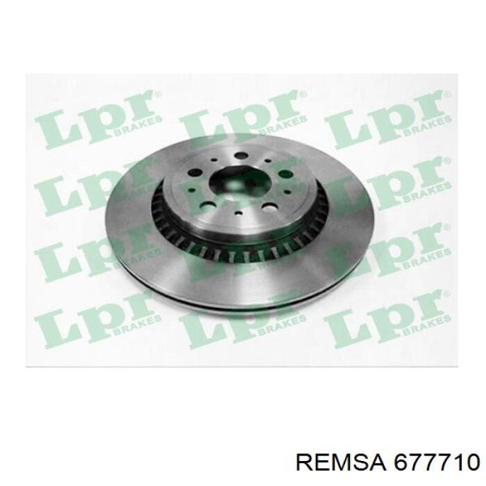 Диск гальмівний задній Remsa 677710
