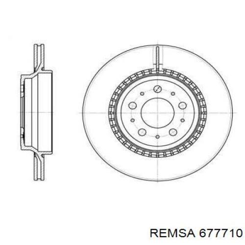 677710 Remsa Дискові гальма