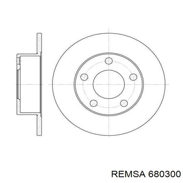Задні дискові гальма Remsa 680300 ціна, від 28.28 USD