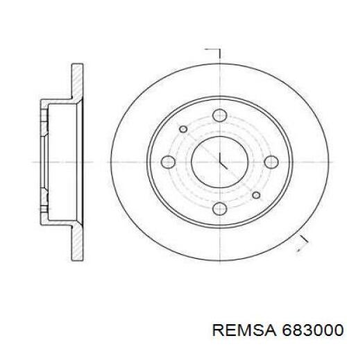 Купити 683000 Remsa Ротор гальмівний