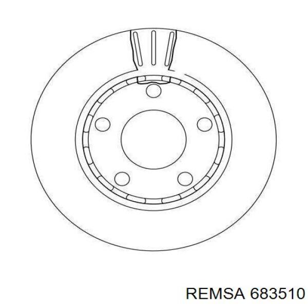 Задні дискові гальма Remsa 683510 ціна, від 33.48 USD