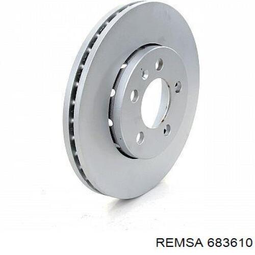 Диск переднього гальма Remsa 683610 ціна, від 56.16 USD