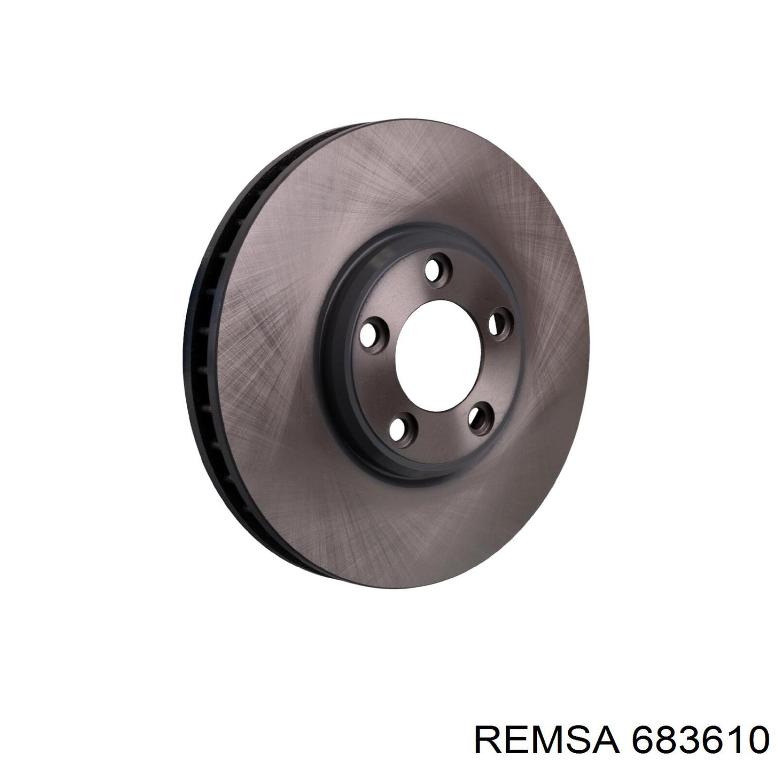 Диск переднього гальма Remsa 683610 ціна, від 56.16 USD