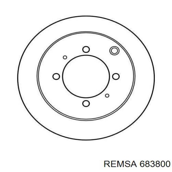 Гальмівні диски 683800 Remsa