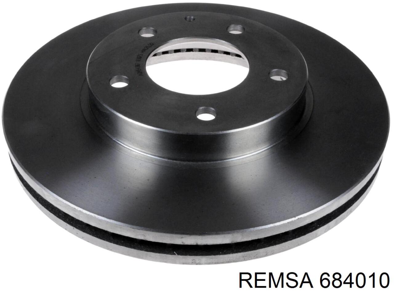 Диск переднього гальма Remsa 684010 ціна, від 36.75 USD