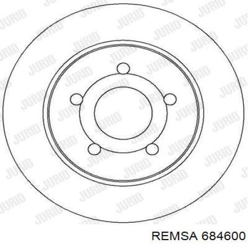 684600 Remsa Дискові гальма