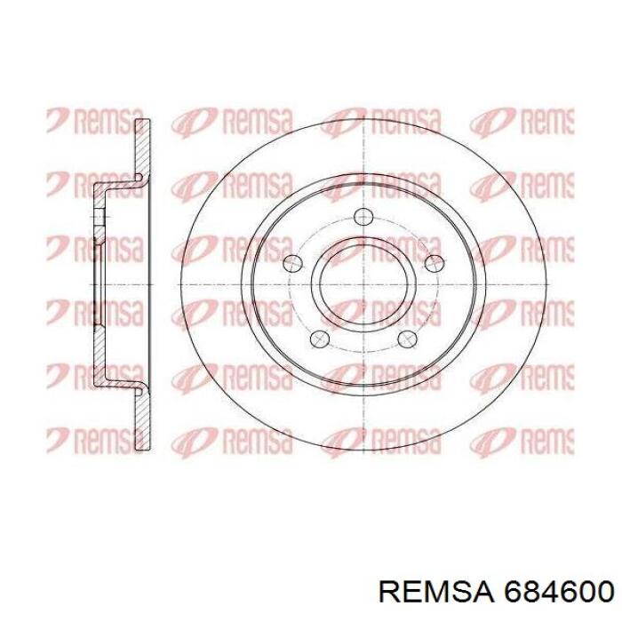 684600 Remsa Дискові гальма