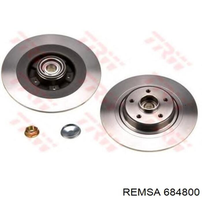 Диск гальмівний задній Remsa 684800