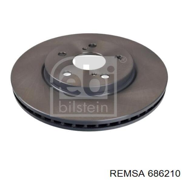 Диск переднього гальма Remsa 686210 ціна, від 50.79 USD