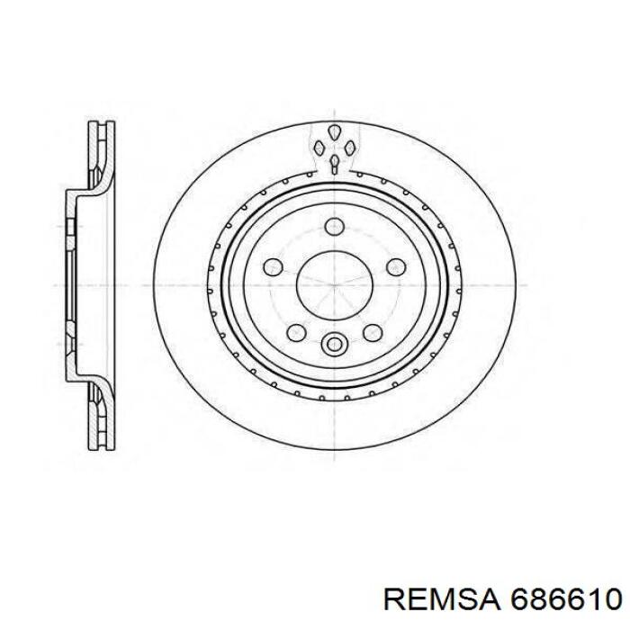 Купити 686610 Remsa Ротор гальмівний