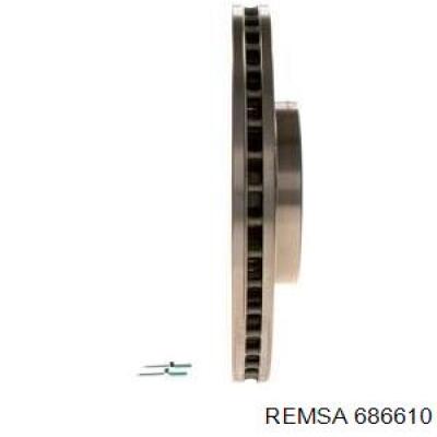 Гальмівні диски передні 686610 Remsa
