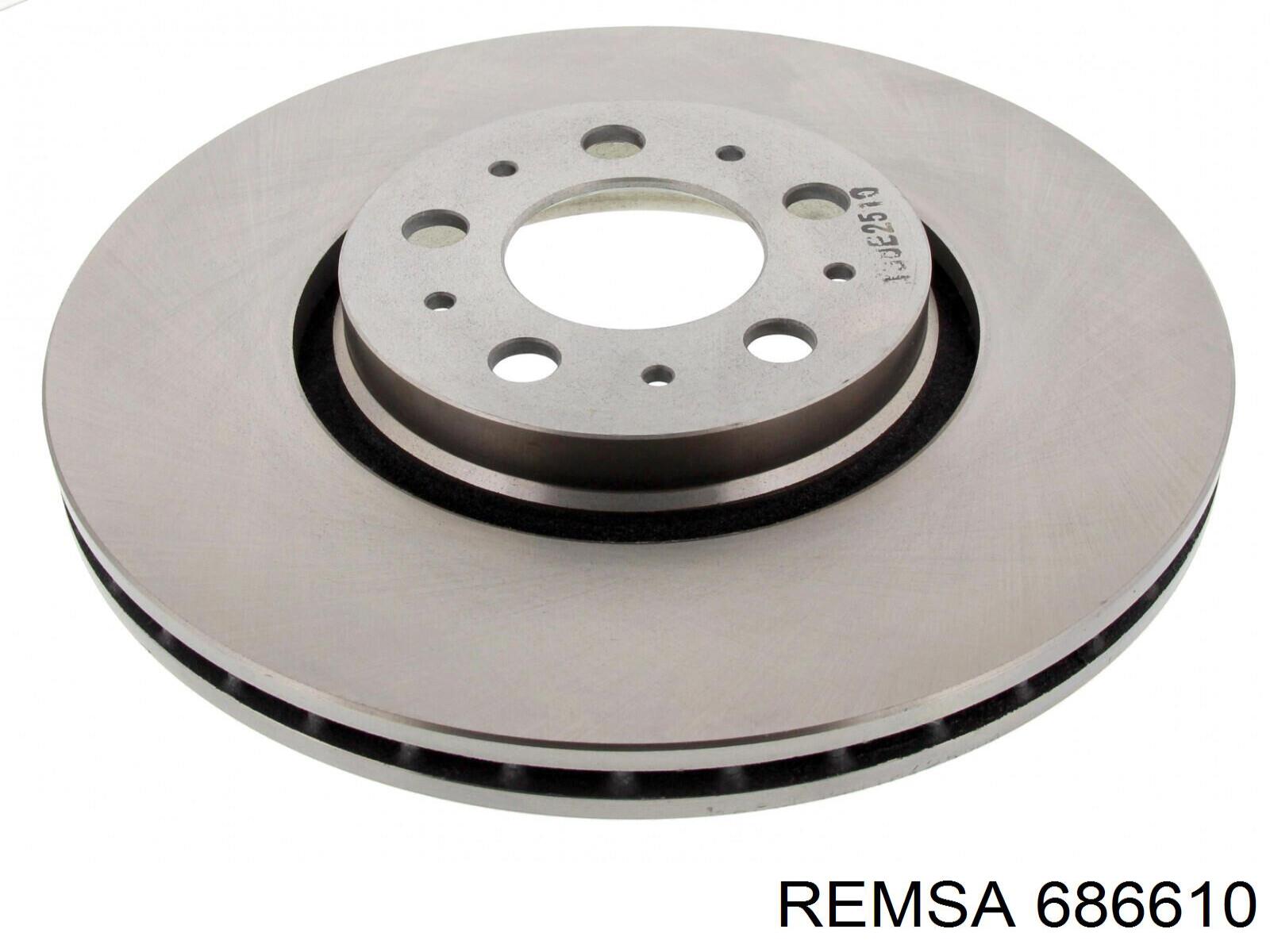 686610 Remsa Гальмо дискове переднє
