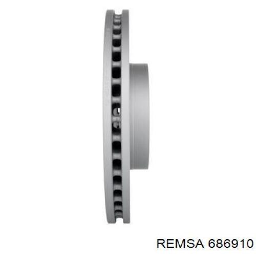 Диск гальмівний передній Remsa 686910