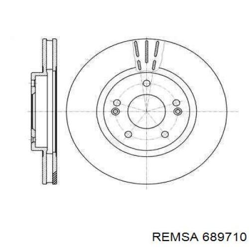 Диск переднього гальма Remsa 689710 ціна, від 43.01 USD