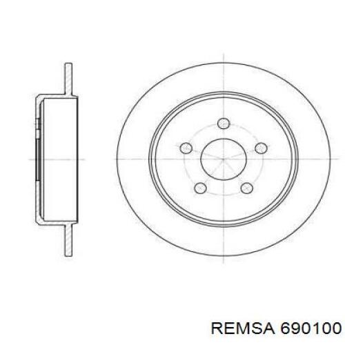 Задні дискові гальма Remsa 690100 ціна, від 31.69 USD