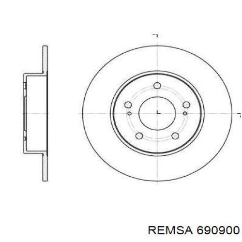Задні дискові гальма Remsa 690900 ціна, від 25.04 USD