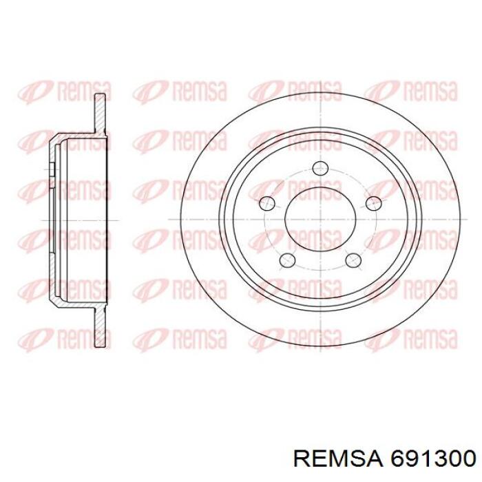691300 Remsa Дискові гальма