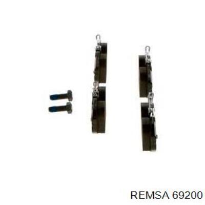 Задні гальмівні колодки Remsa 69200 ціна, від 14.64 USD