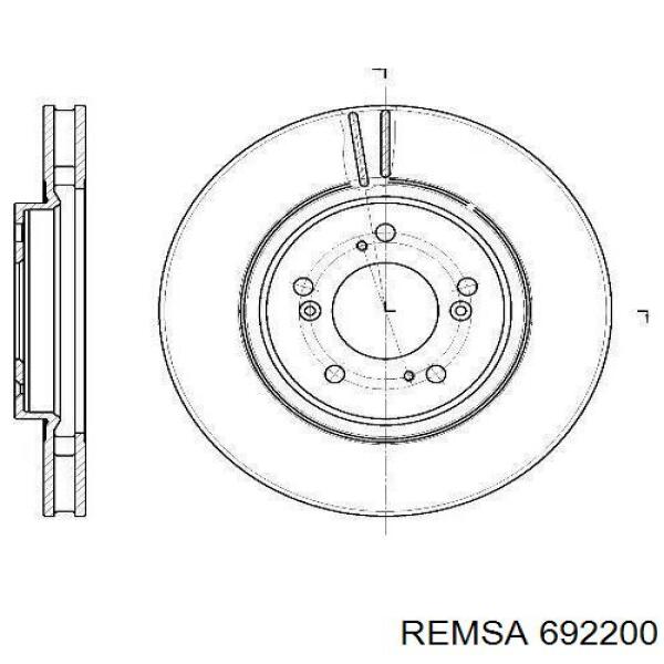 Задні дискові гальма Remsa 692200 ціна, від 31.98 USD