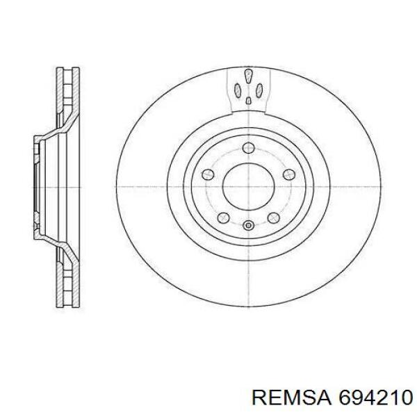 Купити 694210 Remsa Ротор гальмівний