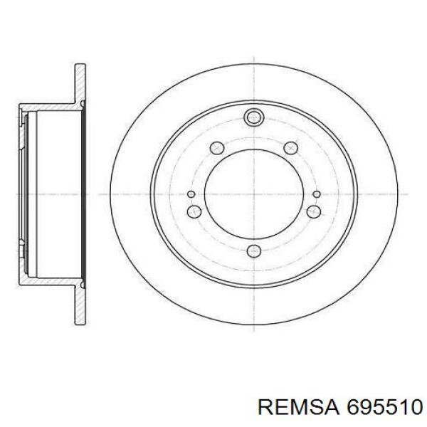 695510 Remsa Дискові гальма
