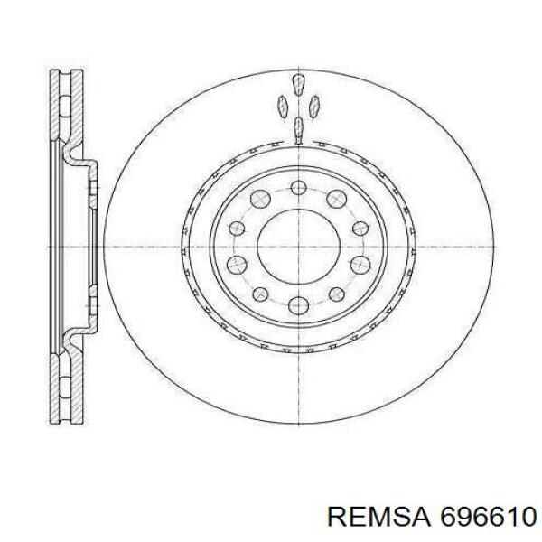 Задні дискові гальма Remsa 696610 ціна, від 42.10 USD