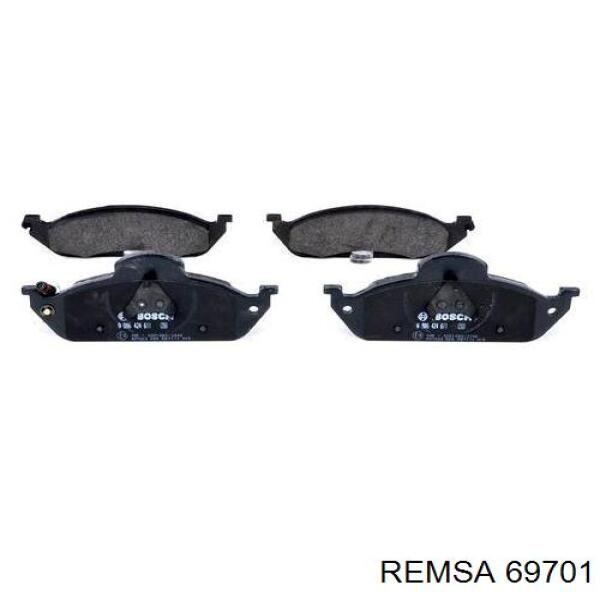 69701 Remsa Передні гальмівні колодки