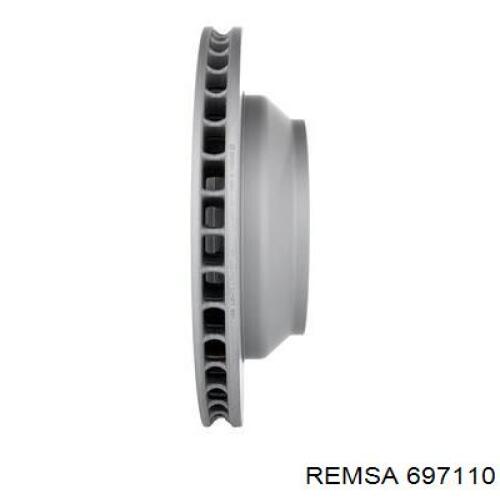 Диск гальмівний задній Remsa 697110