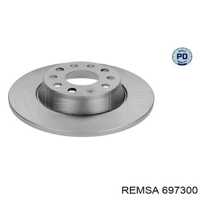 697300 Remsa диск гальмівний задній
