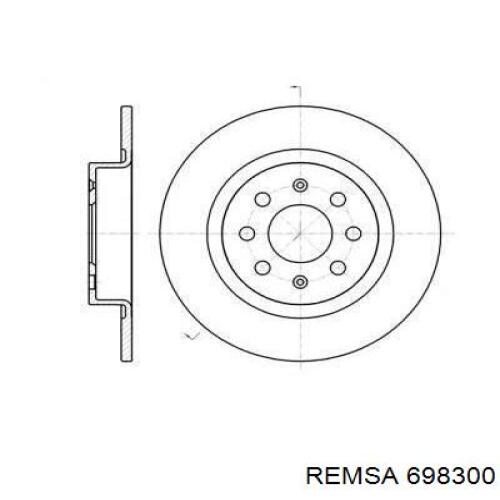 Задні дискові гальма Remsa 698300 ціна, від 32.08 USD