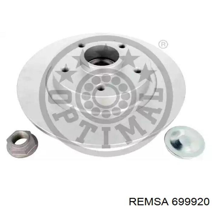 Диск гальмівний задній Remsa 699920