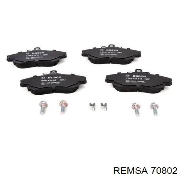 70802 Remsa Передні гальмівні колодки