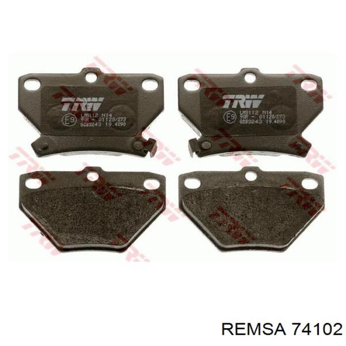 Задні гальмівні колодки Remsa 74102 ціна, від 14.26 USD