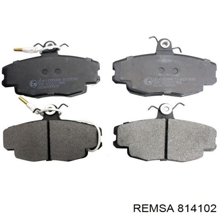 Ремкомплект передніх гальм Remsa 814102