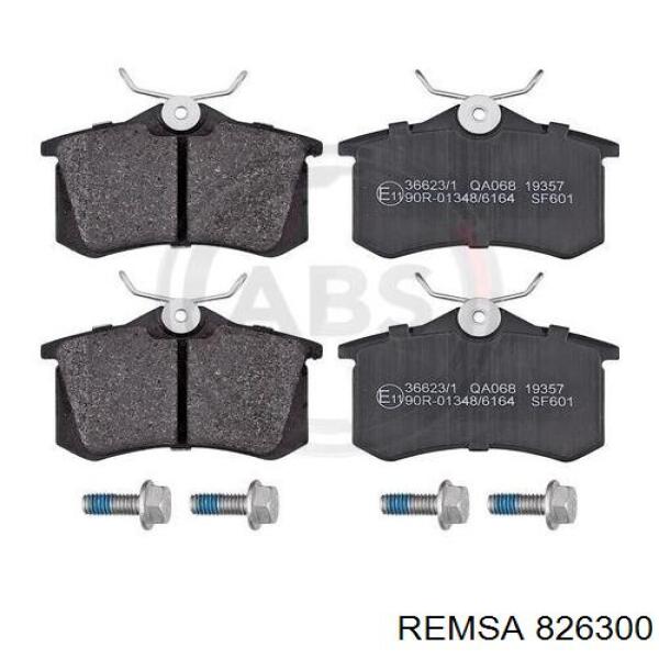 Комплект гальм 826300 Remsa