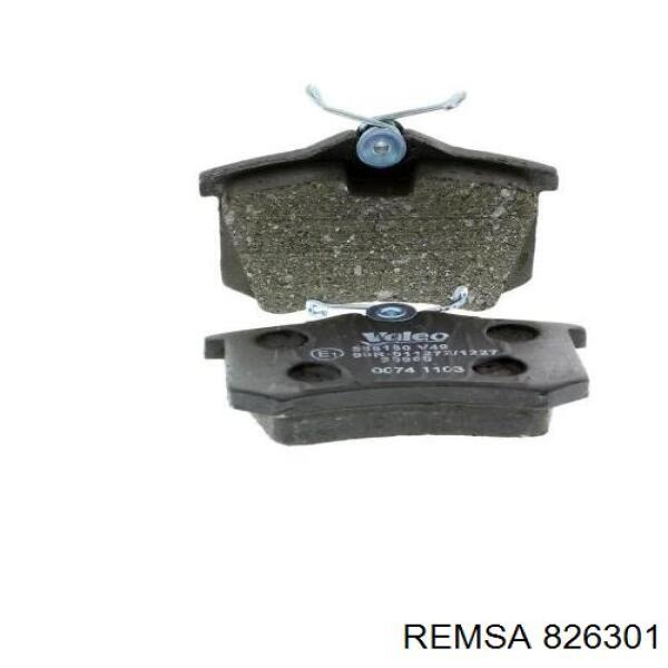 Комплект гальм 826301 Remsa