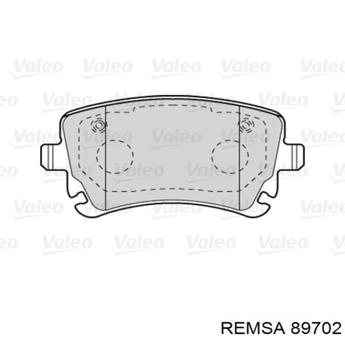 Задні гальмівні колодки Remsa 89702 ціна, від 27.31 USD