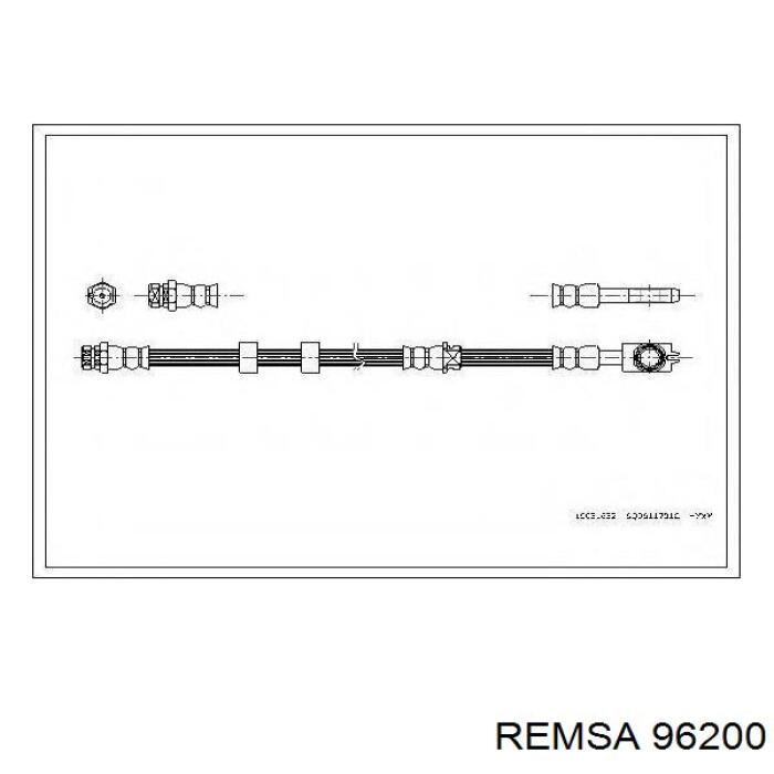 Гальмівні колодки Remsa 96200 ціна, від 21.88 USD