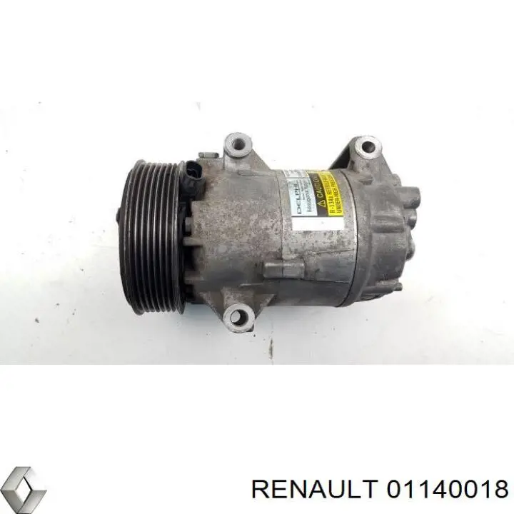 Компресор кондиціонера 01140018 Renault (RVI)