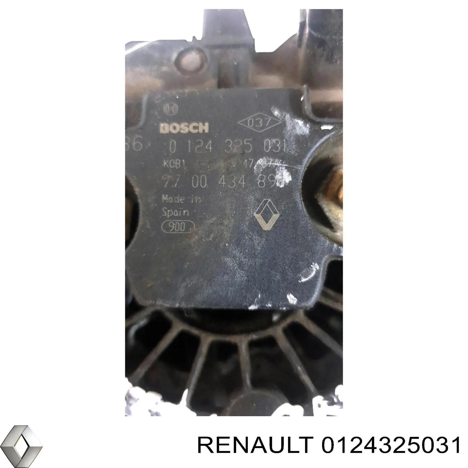 Генератор Renault (RVI) 0124325031 ціна, від 164.94 USD