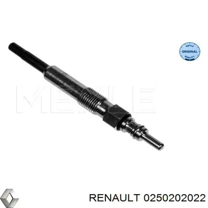 0250202022 Renault (RVI) Свічки розжарювання