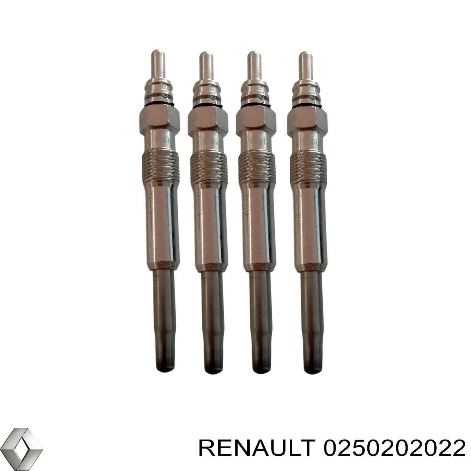 Свічка накалу 0250202022 Renault (RVI)