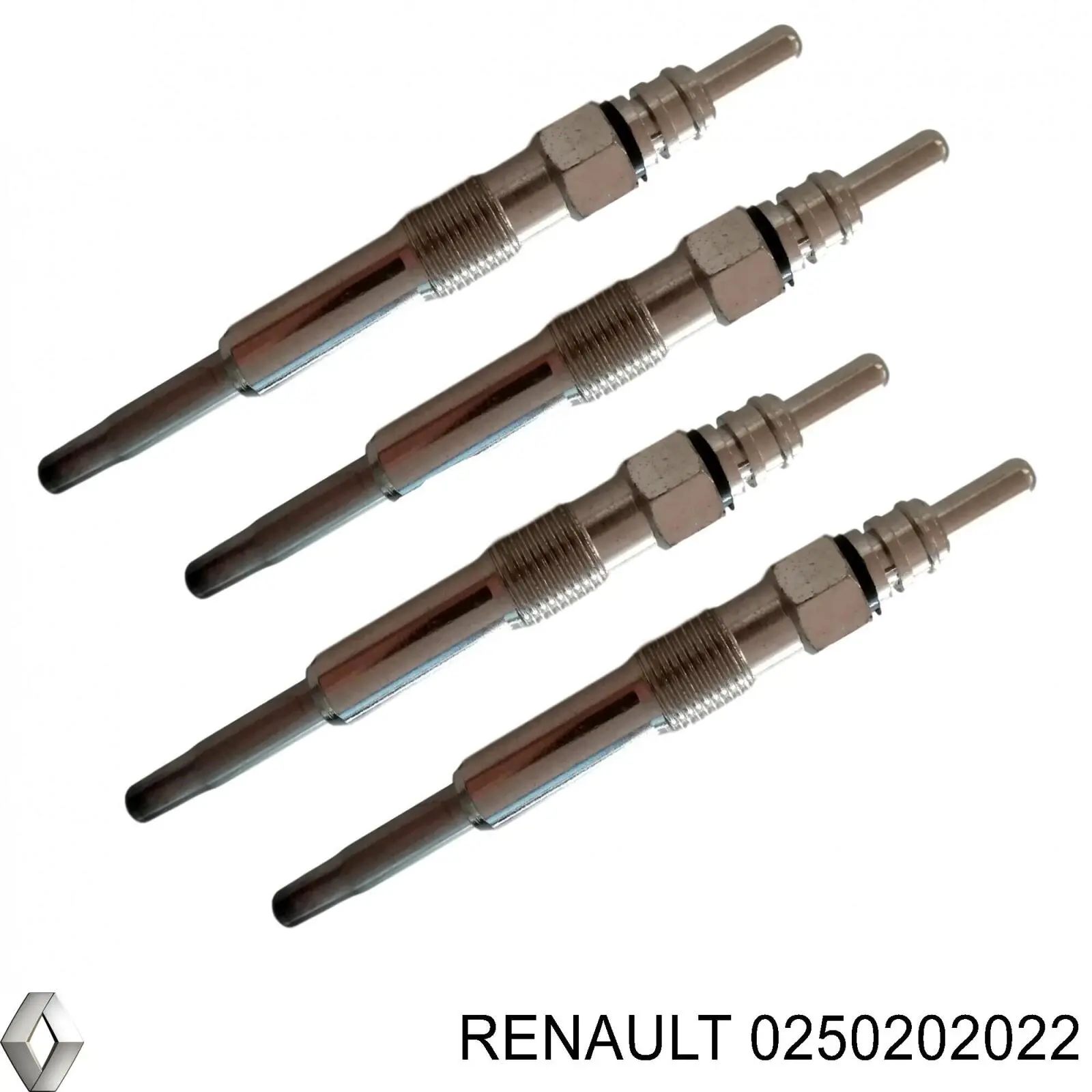 Свічка накалу 0250202022 Renault (RVI)