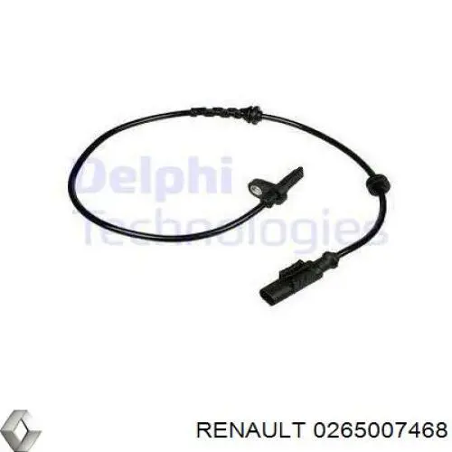 Датчик АБС (ABS) задній 0265007468 Renault (RVI)