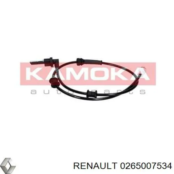 Датчик АБС задній лівий Renault (RVI) 0265007534 ціна, від 28.05 USD